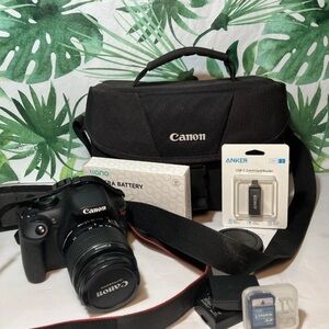Canon EOS Rebel T5 Camera EF-S 18-55mm Lens Bundle